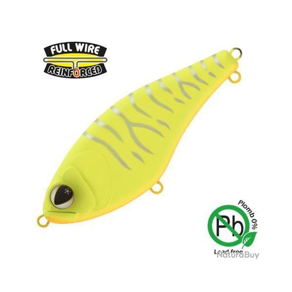 Poisson Nageur Sakura Baffeur Jerk 10cm 41g 10cm 154 - Yellow Chart Tiger