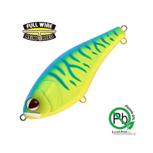 Poisson Nageur Sakura Baffeur Jerk 10cm 41g 10cm 156 - Blue Chart Tiger