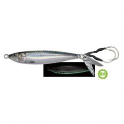 Jig Mer Little Jack Metal Adict Zero 80g 80g 10cm #08 - Black Glow Lame Sardine Glow Belly