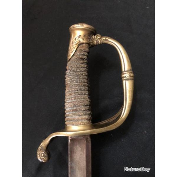 ancien sabre d'officier d'infanterie