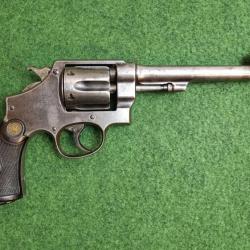 Revolver SMITH & WESSON 1917 Hand ejector 2ème model - Calibre 455 Webley + Holster de 1918 (Occasio