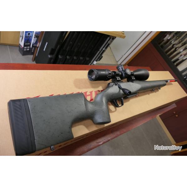 STOP AFFAIRE WINCHESTER XPR LONG RANGE TH  VARMINT CAL 6.5 CRM + HWAKE SIDEWINDER 6-24X56 SF IR