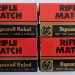 200 cartouches (4x50) .22 LONG RIFLE - RWS "RIFLE MATCH"