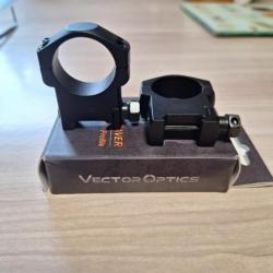 Collier high profile vector optics 30 mm sur picatinny