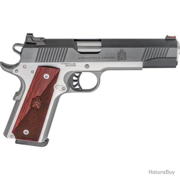 Pistolet SPRINGFIELD Armory 1911 Ronin 5" - Calibre .45 ACP - INOX/NOIR Canon 5''