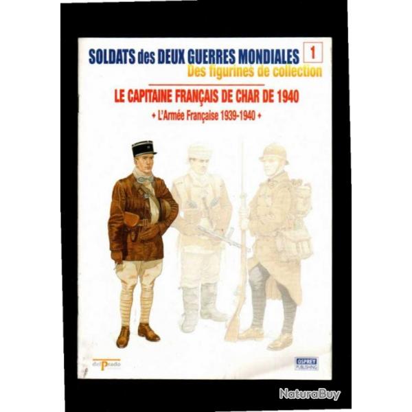 l'arme franaise 1939-1940 del prado-osprey fascicule soldats des deux guerres 1