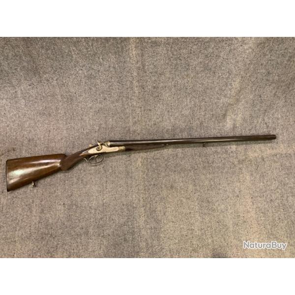 Fusil de chasse  chiens calibre 12/70, Brun Latrige