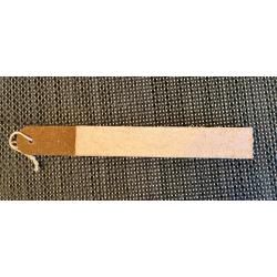 Strop en cuir pour affûtage couteau, avec étui.