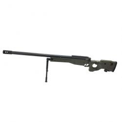 Réplique airsoft Sniper AW338 OD Green Ressort avec Bipied (AGM)