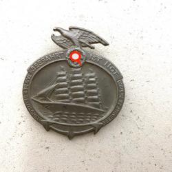 Ancien Insigne badge Militaire Allemand SEEFAHRT IS NOT 1935 ww2