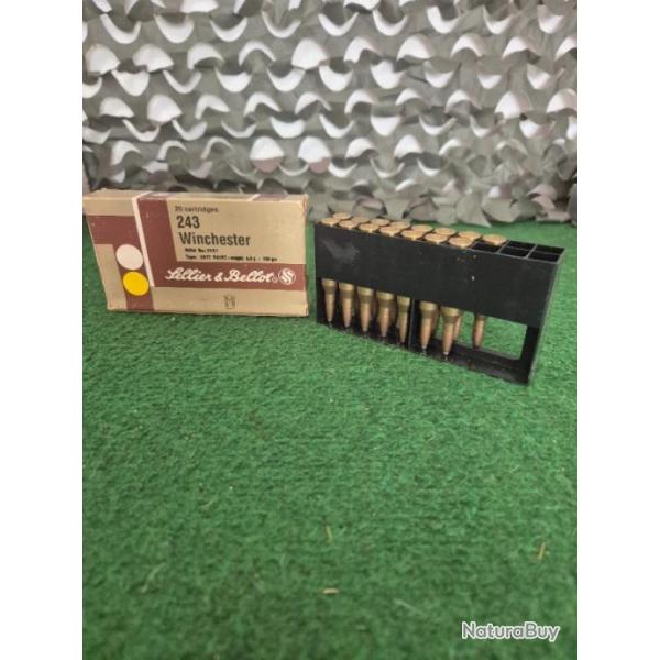 Lot de balles 243 Winchester