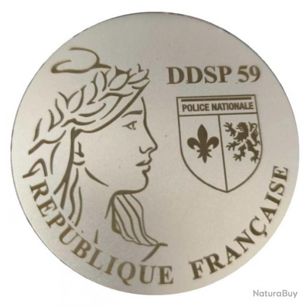 plaque de table police nord DDSP 59