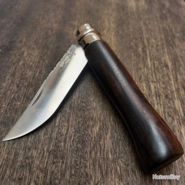 Pice Unique Couteau OPINEL N9 Inox CUSTOM  Manche en Pallissandre