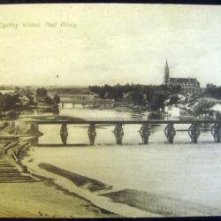 Carte postale ancienne Pologne - Sulejow Ogolny Widok Nad Pilica 1900's