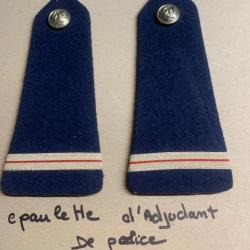 Épaulettes grade, adjudant (police)