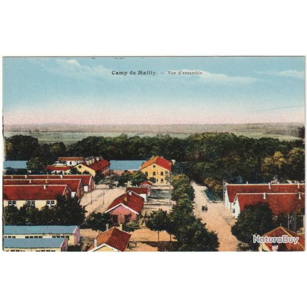 CPA MILITARIA  -  CAMP DE MAILLY  -  VUE D'ENSEMBLE