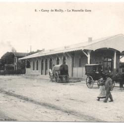 CPA MILITARIA  -  CAMP DE MAILLY  -  LA NOUVELLE GARE