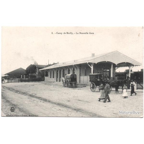 CPA MILITARIA  -  CAMP DE MAILLY  -  LA NOUVELLE GARE