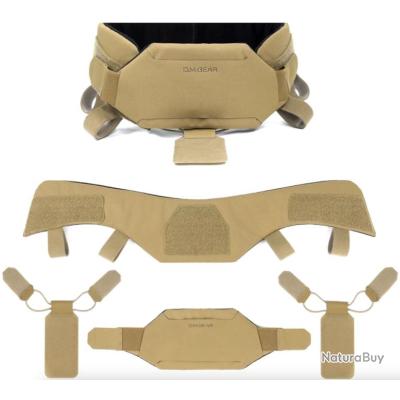 Protège-Cou Tactique Airsoft - Protection Cou Épaissie Avec Collier - Nylon 1000D EVA - Confort Et Sécurité