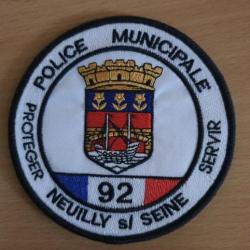 ecusson police municipale neuilly sur seine 92