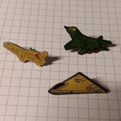 Pin's Avion Militaire Lot de 3 ref 3307