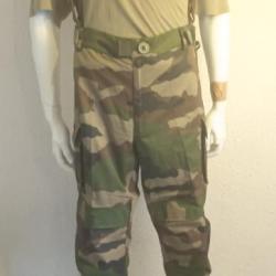 Pantalon de combat treillis militaire camouflage t4s2 taille extensible 93 /98C ( 46 / 49 C )