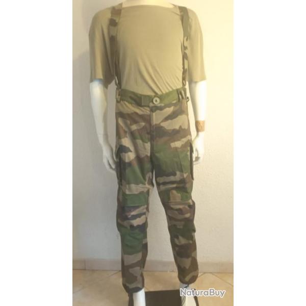 Pantalon de combat treillis militaire camouflage t4s2 taille extensible 93 /98C ( 46 / 49 C )