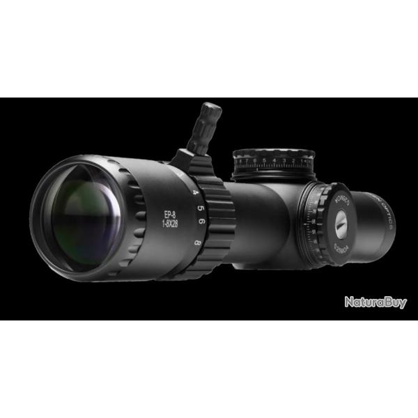 EP-8 1-8x28 LPVO FFP - Tube 34mm arken optics ep8