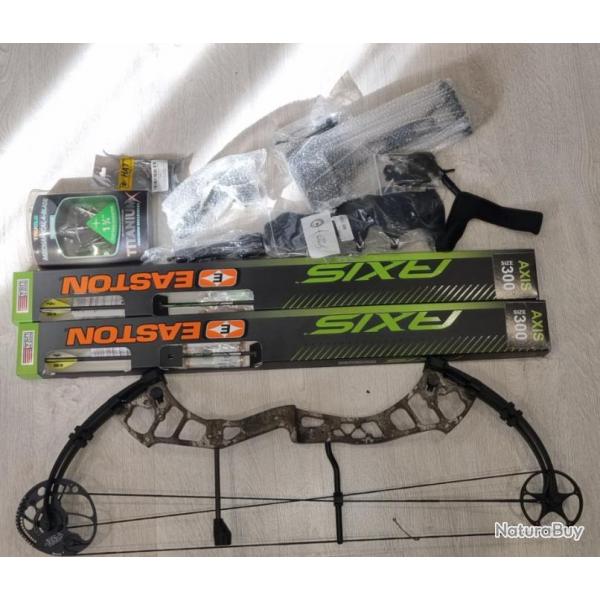 Pack Arc  poulies PSE RTS Stinger Max SS 2020 droitier 70lbs