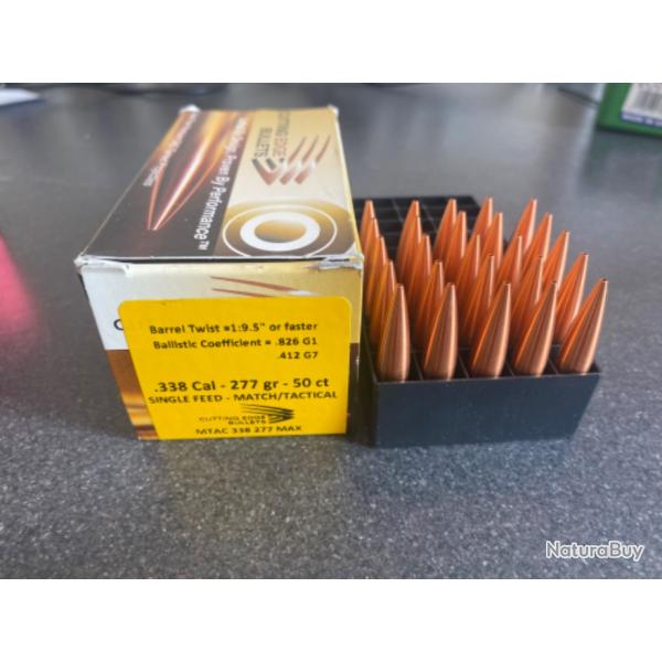 Ogive Cutting Edge Bullets 338