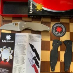 Spyderco Yojimbo 2 + plaquettes