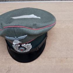 Casquette de sous-officier allemande état moyen