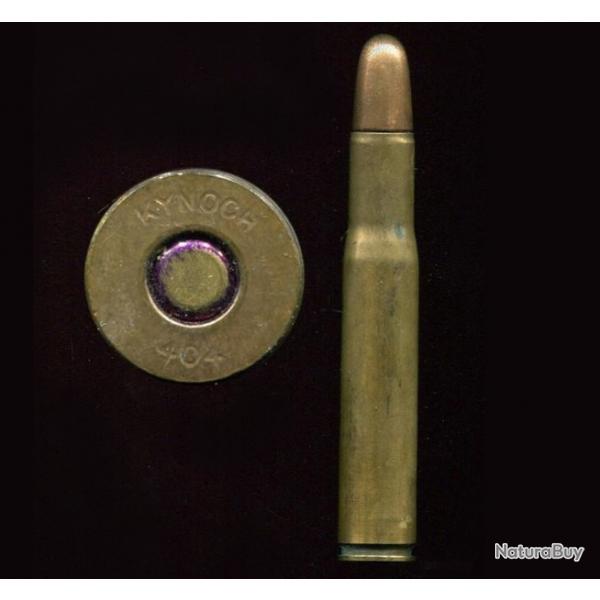 .404 JEFFERY - KYNOCH - balle cuivre arrondie