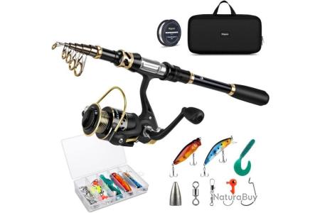 Canne À Pêche Télescopique Santa King À Moulinet Kit... Du 10,04 € | DHgate
