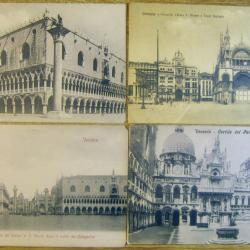 Cartes postales lot de 24 ancienne Italie - Vérone, Gênes, Varenna, Venise, Trieste, Caterina 1900's