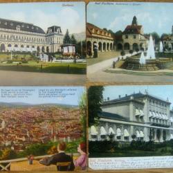 Cartes postales lot de 24 ancienne Germany - Bad Nauheim, Weitmar, Potsdam, Bad Oeynhausen 1900-1920