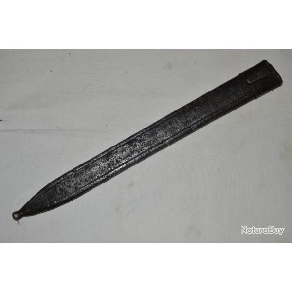 FOURREAU BAIONNETTE MAUSER 1898 ERZATZ BAVIERE-GEWEHR 1898 OU CARABINE 98 A-GUERRE 1914/1918.