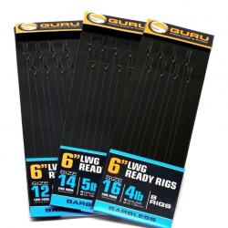 GURU BAS DE LIGNE LWGS POLE RIGS 15CM GURU 0,13mm 16 6''15cm