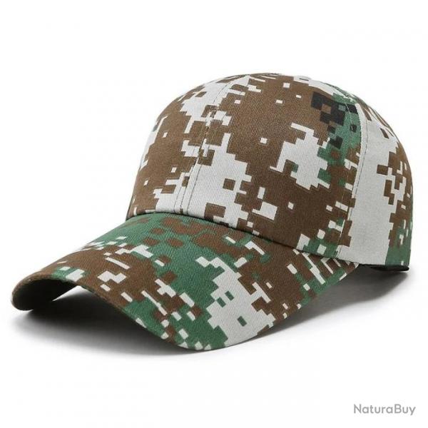 Casquette camouflage  visire longue - Modle 3