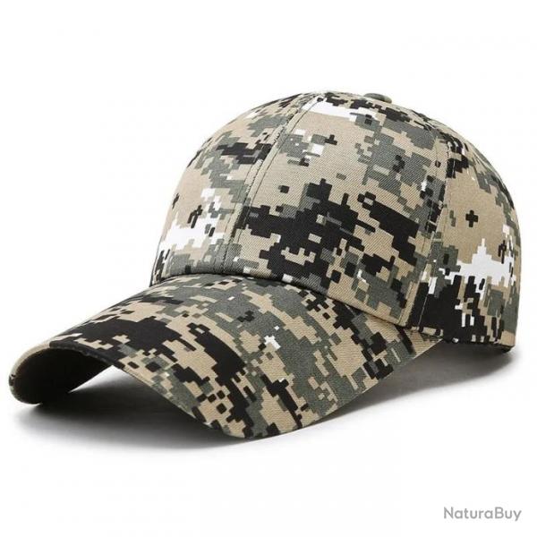 Casquette camouflage  visire longue - Modle 4