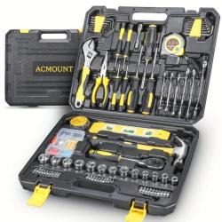 Caisse a Outil mallette Outils 140 Pièces Boite a Outils Complete  Portable