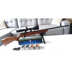 Marlin XT-17V varmint + lunette + bipied + 200 munitions