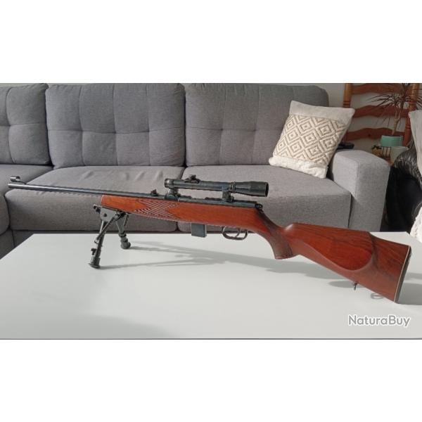 Carabine Krico 351 22 magnum avec lunette Geco