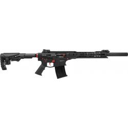 DERYA - MK12 CAL.12/76 CANON 50cm NOIR/ROUGE,3 CHARGEURS,3 CHOCKES INCL, S-FOREND