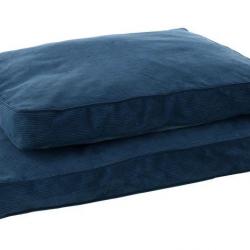 COUSSIN CELESTE RECTANGLE BLEU FONCE 100X70X12CM