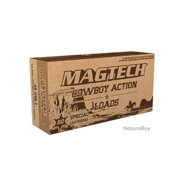 BOITE DE 50 CARTOUCHES MAGTECH CAL.45LONG COLT LFN 200GRS COWBOY ACTION