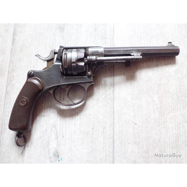 Rare revolver Suisse Mdle 1878 en calibre 10,4 mm