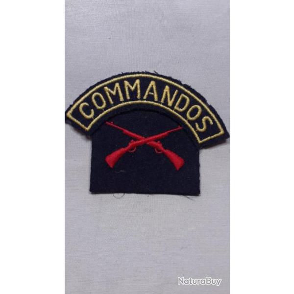 Insigne de bras tissus brod COMMANDOS