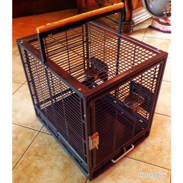 Cage transport perroquet