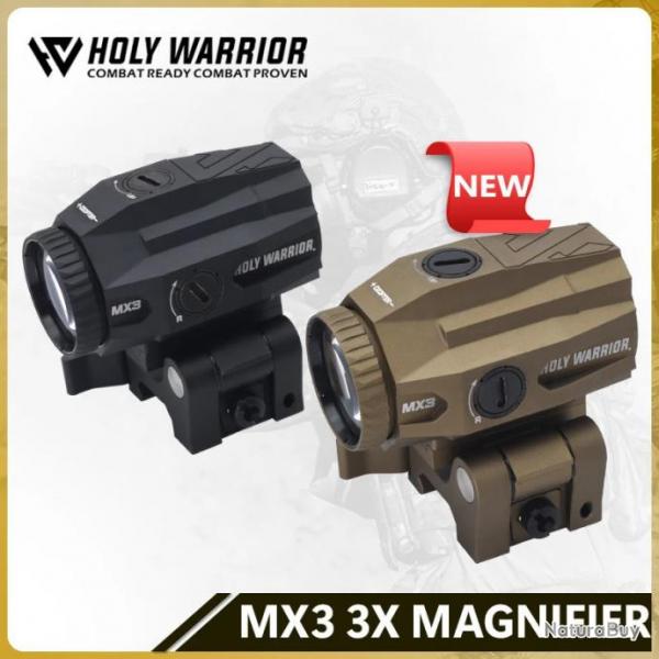 Holy Warrior Loupe MX3 BK 3X Paiement en 3 ou 4 fois -